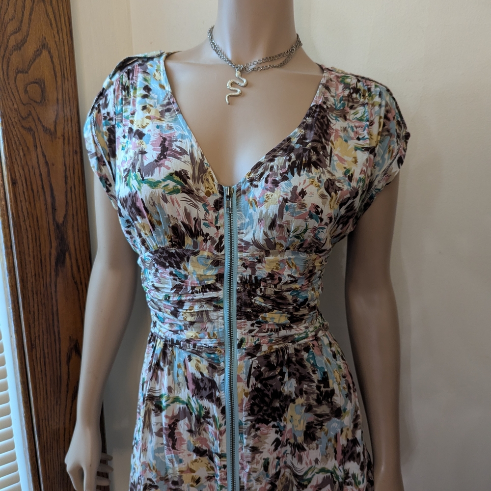 Papaya Multicolor Floral Dress